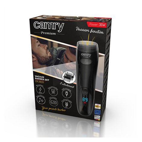 Camry | CR 2833 | Beard trimmer | Cordless | Number of length steps 4 | Black - 6